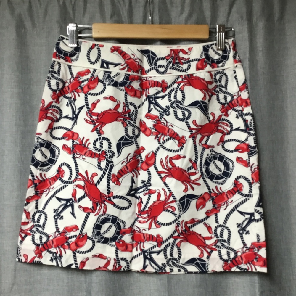 Vineyard Vines Sea Print Skirt